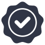 Approved seal graphic design